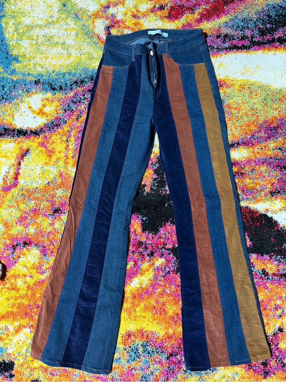 Altar’d State Funky denim and corduroy pants